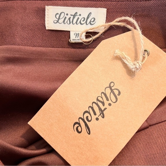 Listicle Layered Denim and Lace Skirt - Picture 4 of 6